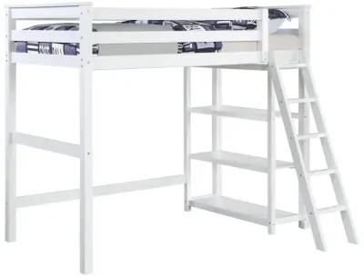 Anica - 3-Shelf Wood Loft Bed