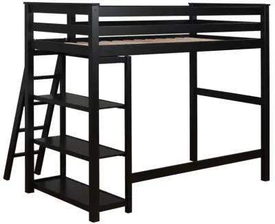 Anica - 3-Shelf Wood Loft Bed