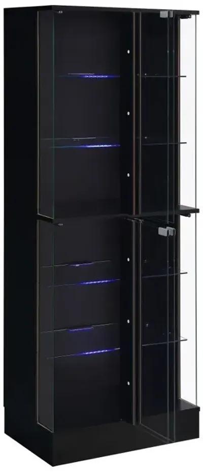 Cabra - 4-door LED Curio Display Cabinet