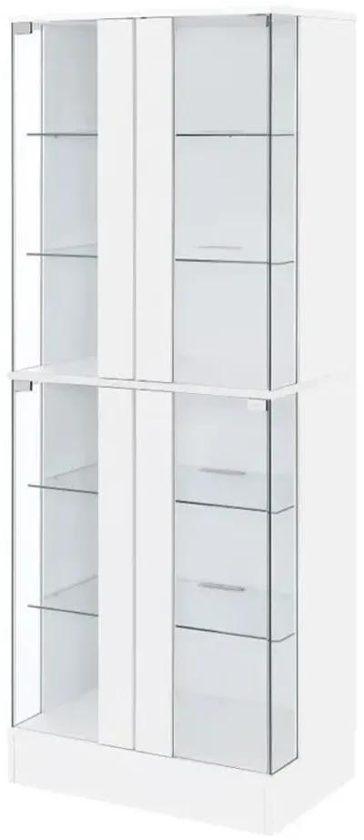 Cabra - 4-door LED Curio Display Cabinet