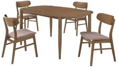 Dortch - Oval Solid Wood Dining Set