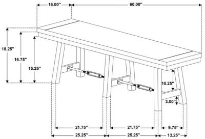 Newport - Rectangular Trestle Dining Table Set