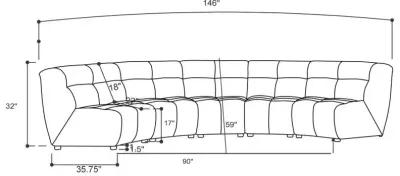 Charlotte - Upholstered Modular Sectional Sofa