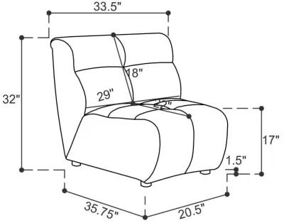 Charlotte - Upholstered Modular Sectional Sofa