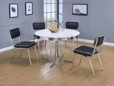 Retro - Round Dining Table Set