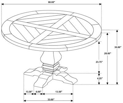 Florence - Round Dining Table Set