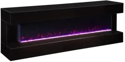 Vallerie - TV Stand With Visual Flame Box