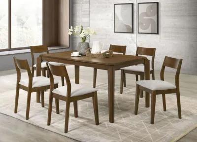 Almonte - Rectangular Wood Dining Table - Dark Brown