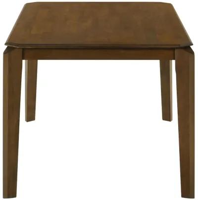 Almonte - Rectangular Wood Dining Table - Dark Brown