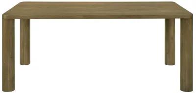 Castlewood - Rectangular Wood Dining Table - Brown Oak