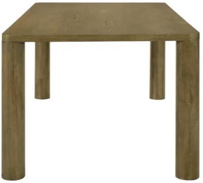 Castlewood - Rectangular Wood Dining Table - Brown Oak