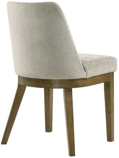 Castlewood - Upholstered Dining Chair (Set of 2) - Brown Oak