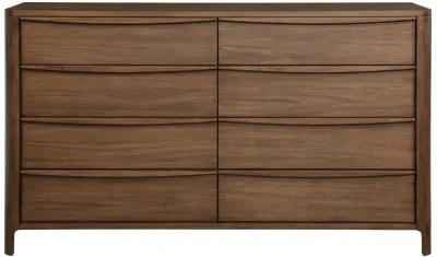 Maderia - 8-Drawer Dresser Cabinet - Walnut