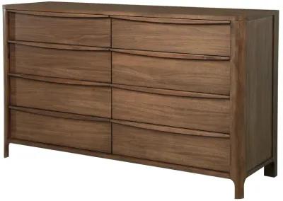 Maderia - 8-Drawer Dresser Cabinet - Walnut