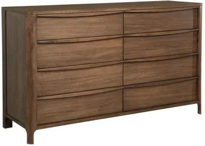 Maderia - 8-Drawer Dresser Cabinet - Walnut