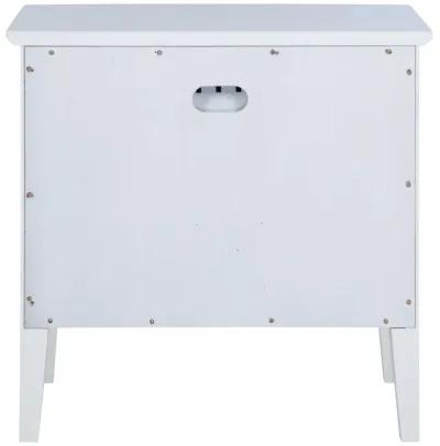 Bexhill - 1-Drawer Nightstand Bedside Table - White