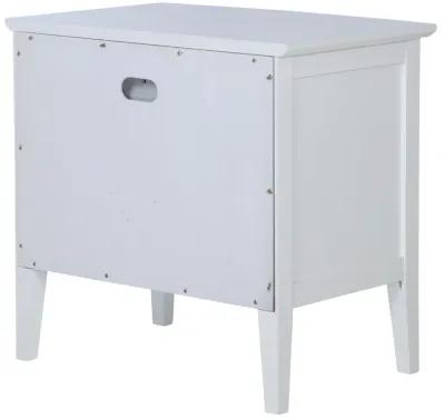 Bexhill - 1-Drawer Nightstand Bedside Table - White