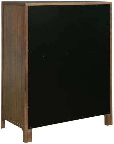 Maderia - 5-Drawer Chest Of Drawers - Walnut