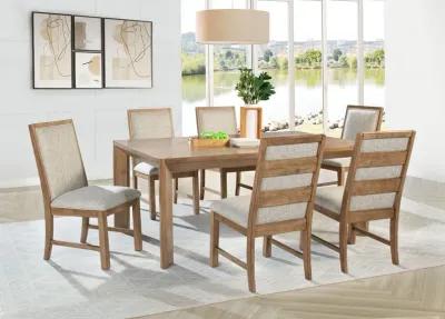 Bruner - Rectangular Wood Dining Table - Natural Brown