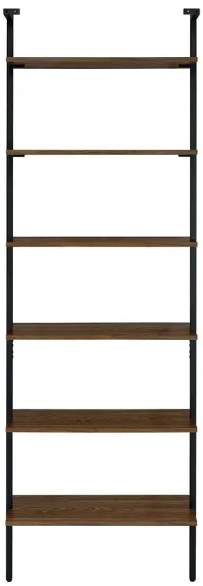 Owens - 3-Piece Wall Mounted Bookshelf Set - Walnut