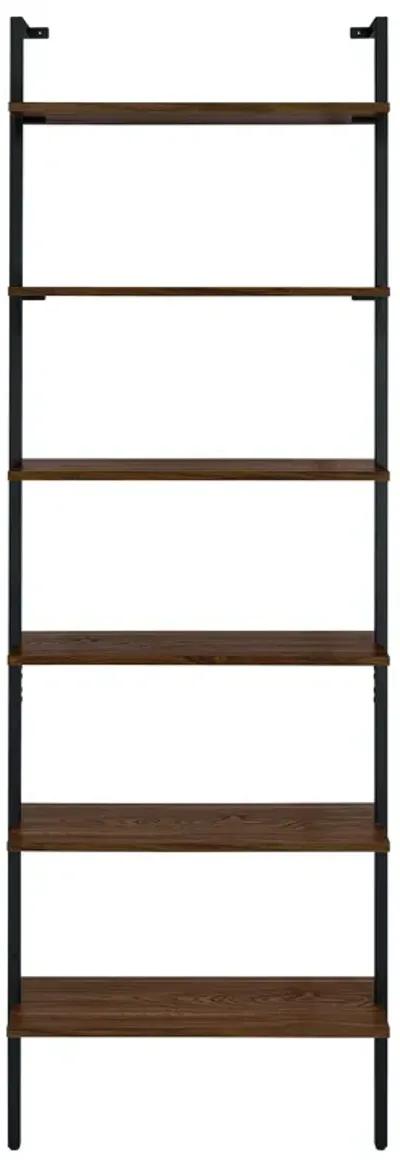 Owens - 3-Piece Wall Mounted Bookshelf Set - Walnut