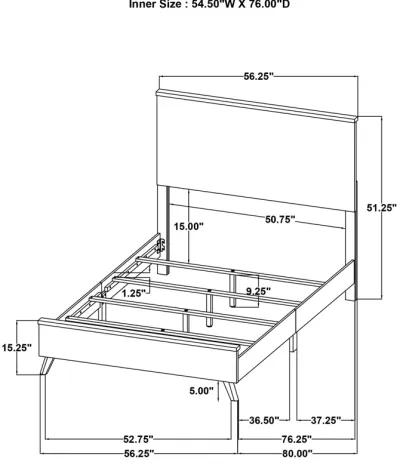 Kaywood - Panel Bed