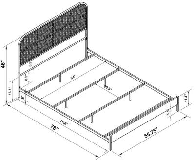 Amherst - Radio Weave Rattan Metal Bed