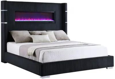 Tisdall - Upholstered  Fireplace Bed