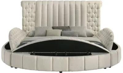 Sonya - Upholstered Round Storage Bed