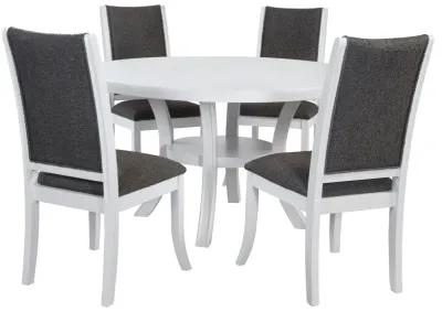 Judd - Round Wood Dining Table Set