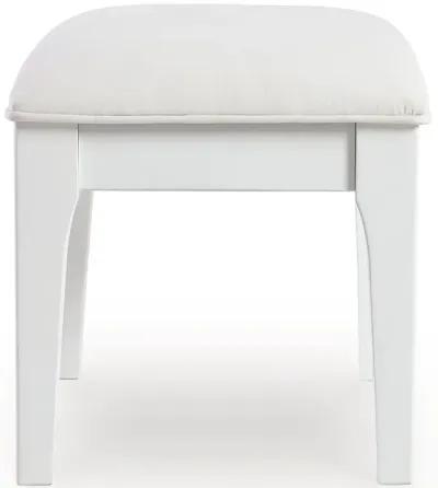 Chalanna - White - Vanity Stool