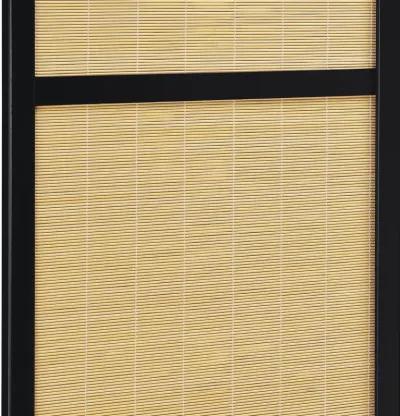 Pearce - 4-Panel Bamboo Room Divider Folding Screen - Natural