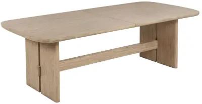 Kailani - 110" Rectangular Wood Dining Table - Beige Oak