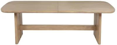 Kailani - 110" Rectangular Wood Dining Table - Beige Oak