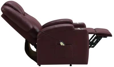 Armstrong - Upholstered Power Lift Massage Recliner