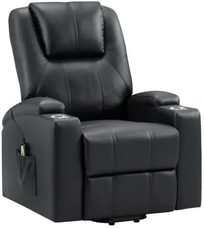 Armstrong - Upholstered Power Lift Massage Recliner