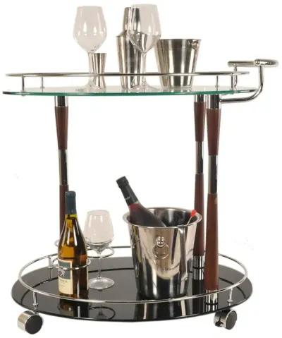 Serving Trolley - Chrome