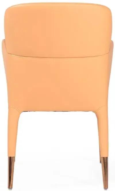 Rosegold Dining Chair - Peach