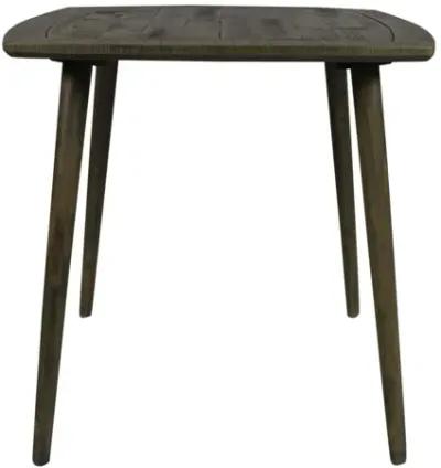 Square Solid Wood Dining Table - Brown