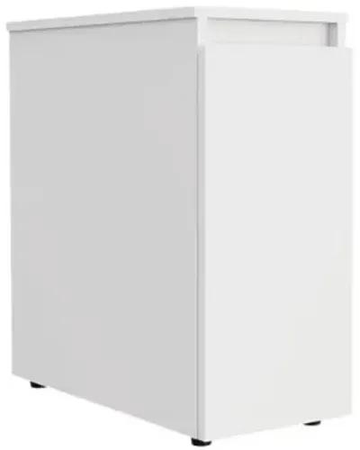 One Drawer Bathroom Storage Cabinet - White