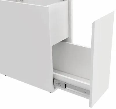 One Drawer Bathroom Storage Cabinet - White