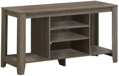 Open Shelving, TV Stand - Deep Taupe