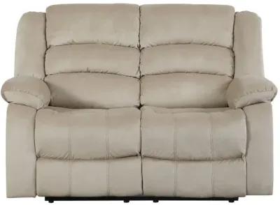 2 Piece Indoor Microsuede Five Person Seating Set - Beige