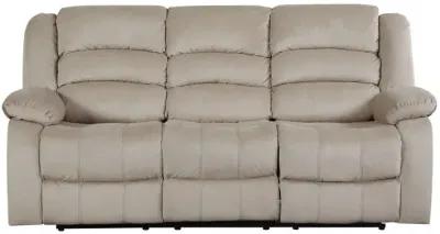 2 Piece Indoor Microsuede Five Person Seating Set - Beige