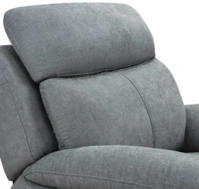 Fabric Power Recliner With Usb - Gray