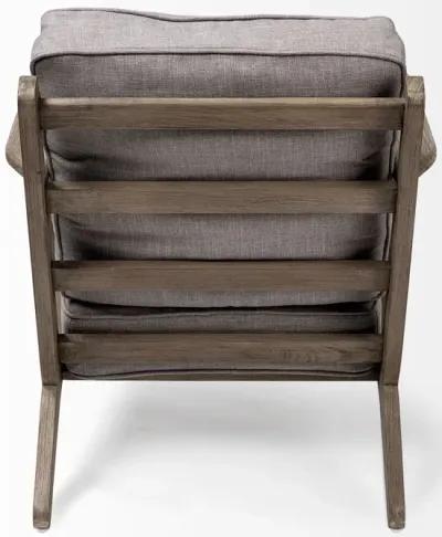 Arm Chair - Gray / Brown