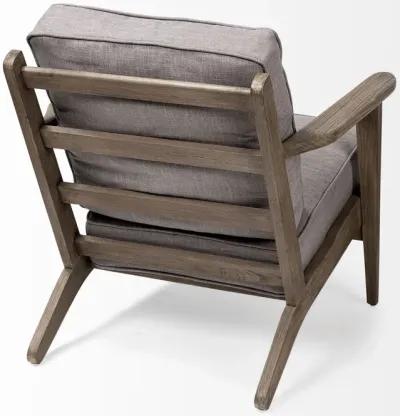 Arm Chair - Gray / Brown