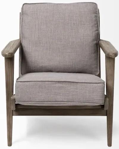 Arm Chair - Gray / Brown