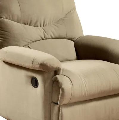 Microfiber Recliner - Beige