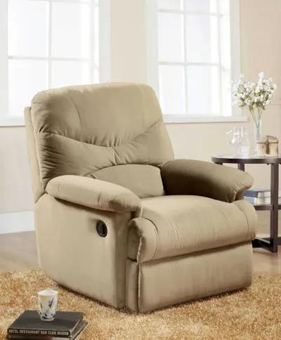 Microfiber Recliner - Beige